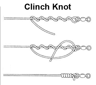 Clinch Knot  Fishing Jugs - Catfish Noodles - Fishing Noodles - Catfish  Jugs - Jug Fishing